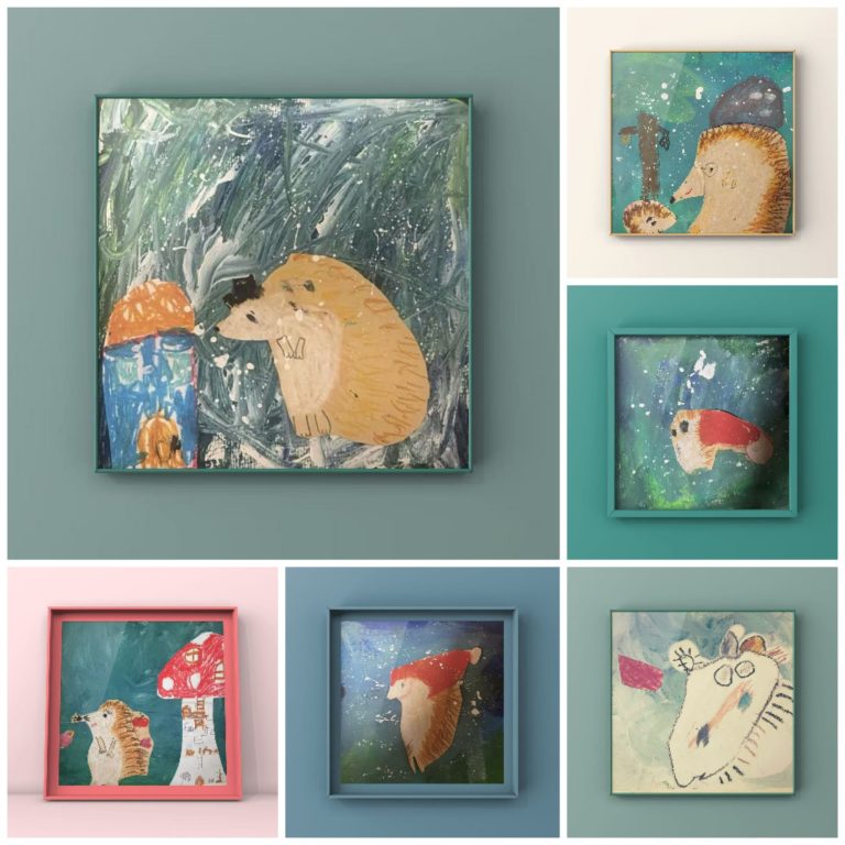 幼儿画画班孩子们的部分作品