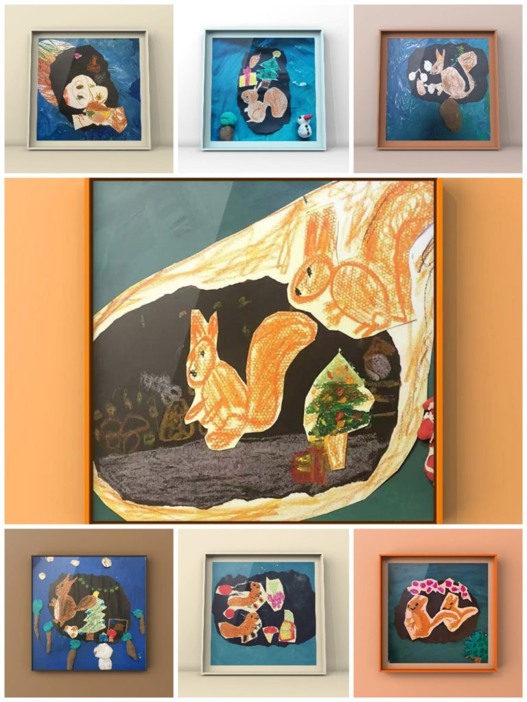 幼儿画画班孩子们的部分作品